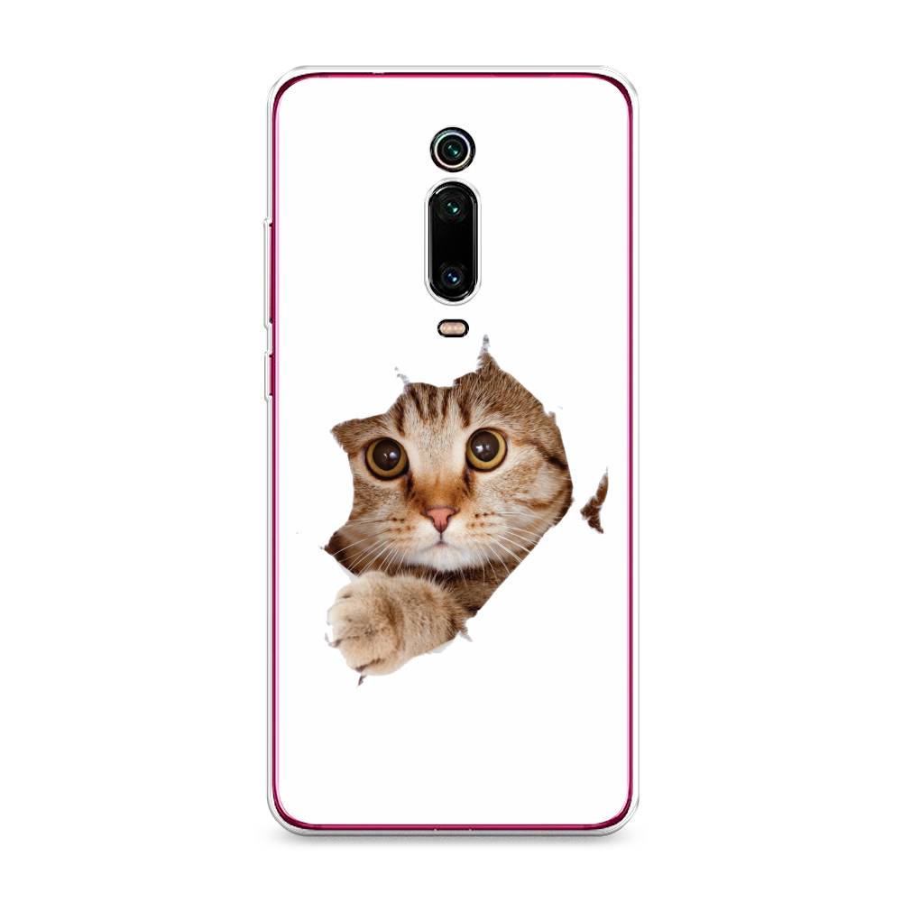 

Чехол на Xiaomi Redmi K20 "Кот и бумага", Белый;коричневый, 35650-1
