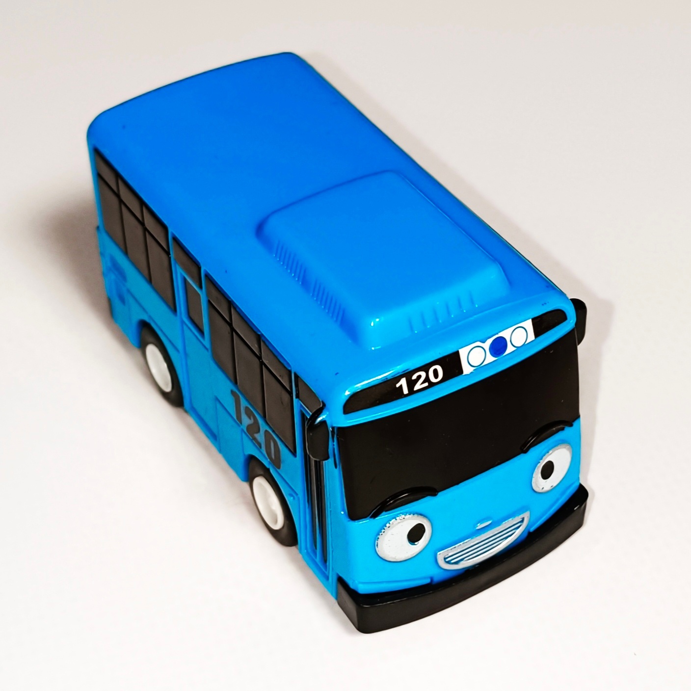 Автобус 1000toys из мультика Тайо синий цвета инерционный