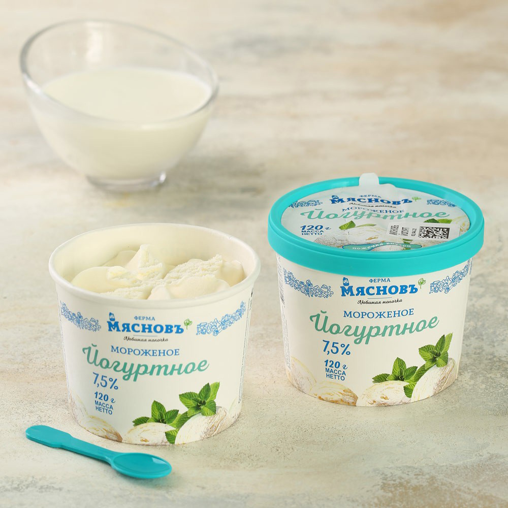 Мороженое МясновЪ ФЕРМА Йогуртное 7,5% 125 г