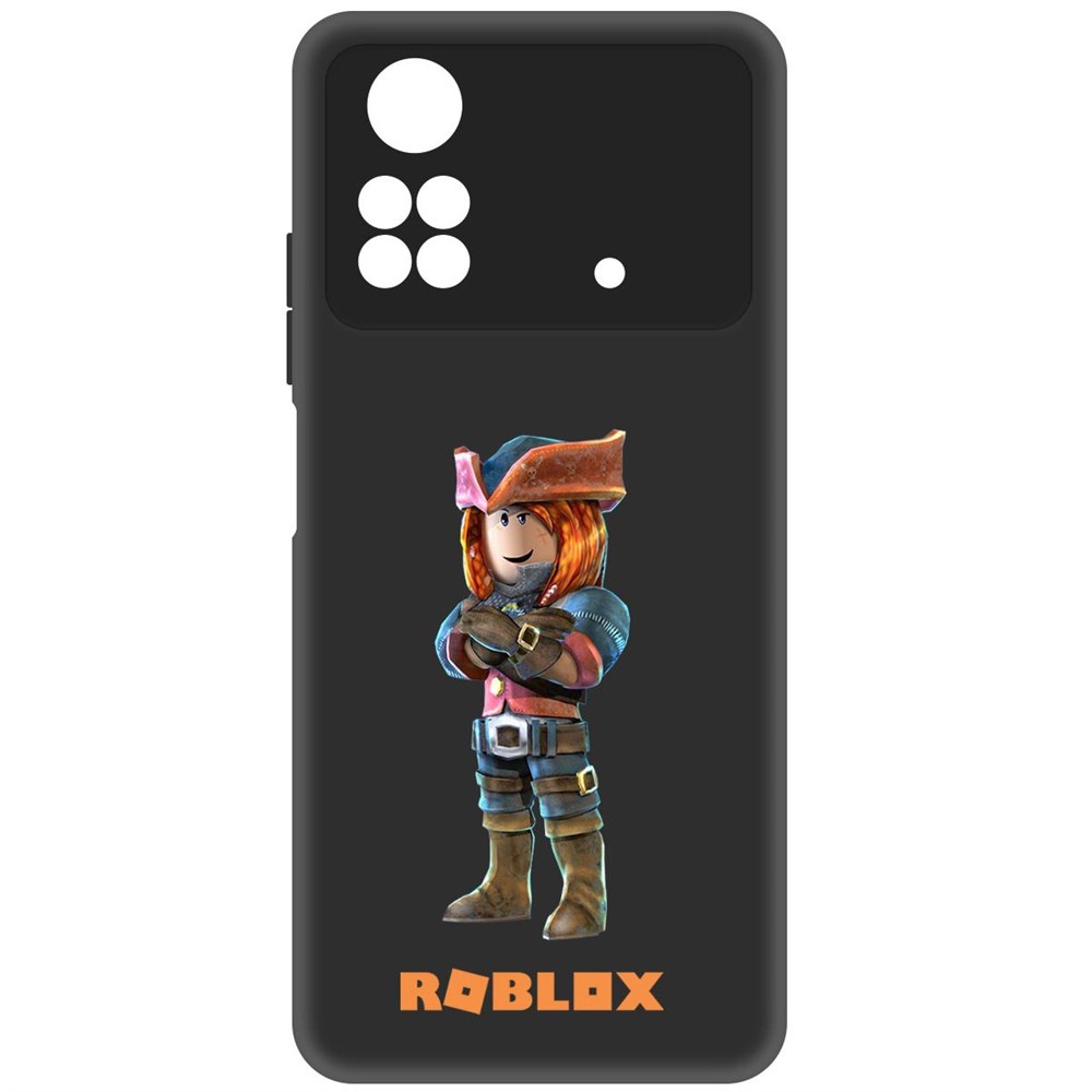 

Чехол-накладка Софт Roblox-Эзебель для Poco M4 Pro, Черный