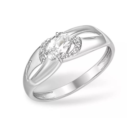 

Кольцо из серебра р.  Golden Eagle 1010017993-501, фианит, 1010017993-501