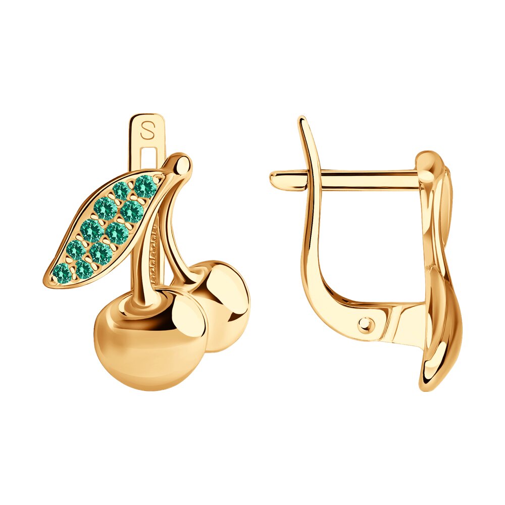 

Серьги из серебра Golden Eagle 93020149, фианит, 93020149