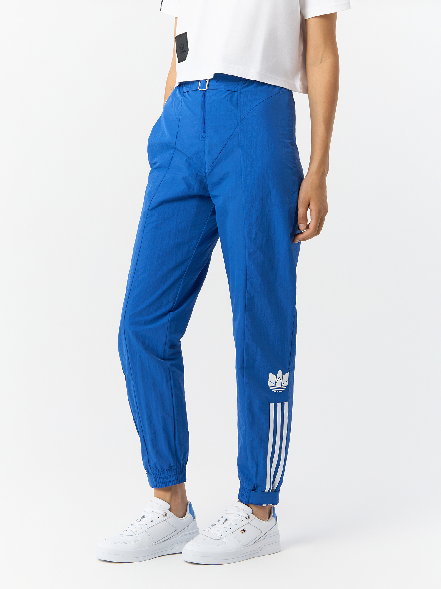 Спортивные брюки женские Adidas Royblu GF0265, синие, 34