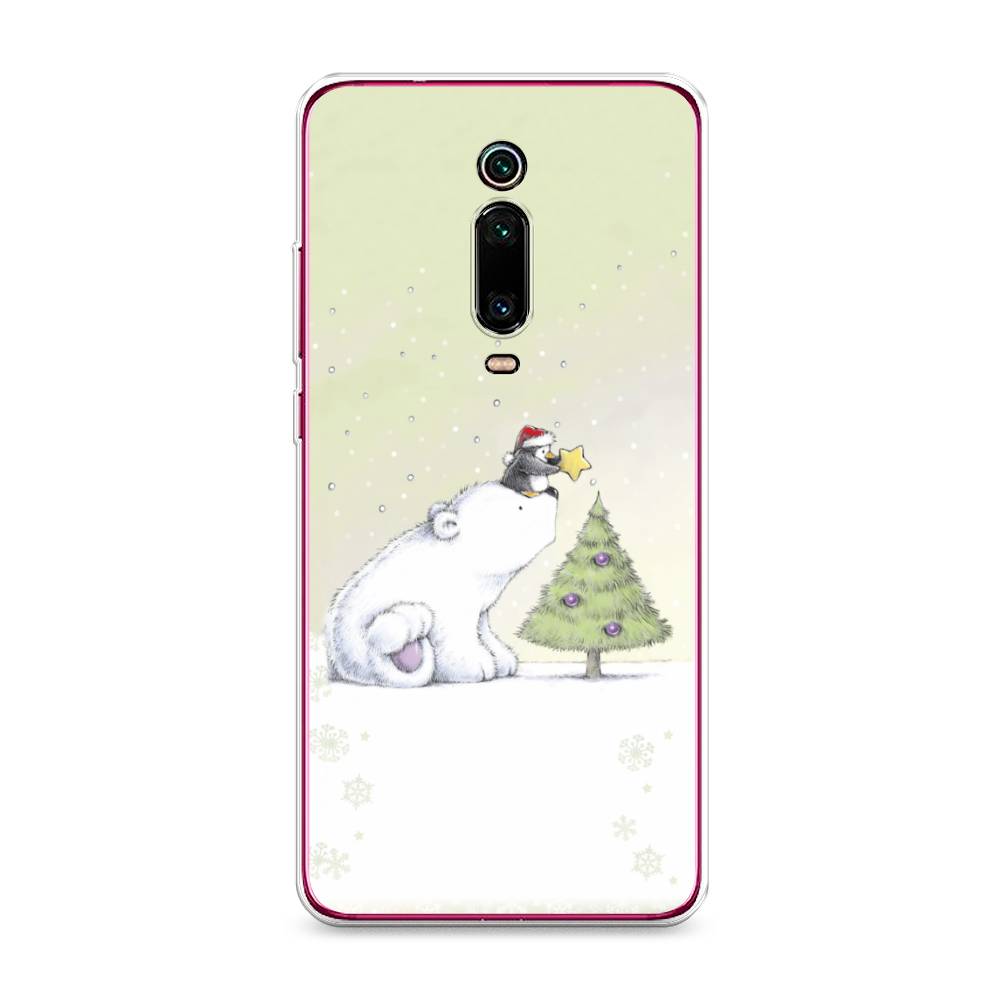 

Чехол на Xiaomi Redmi K20 "Украшение елки", Белый;бежевый, 35650-5