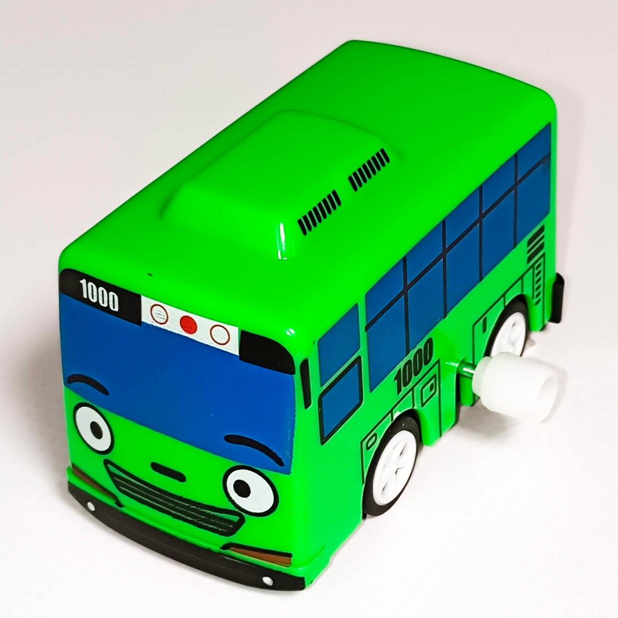 Автобус 1000toys из мультика Тайо заводной, зеленый