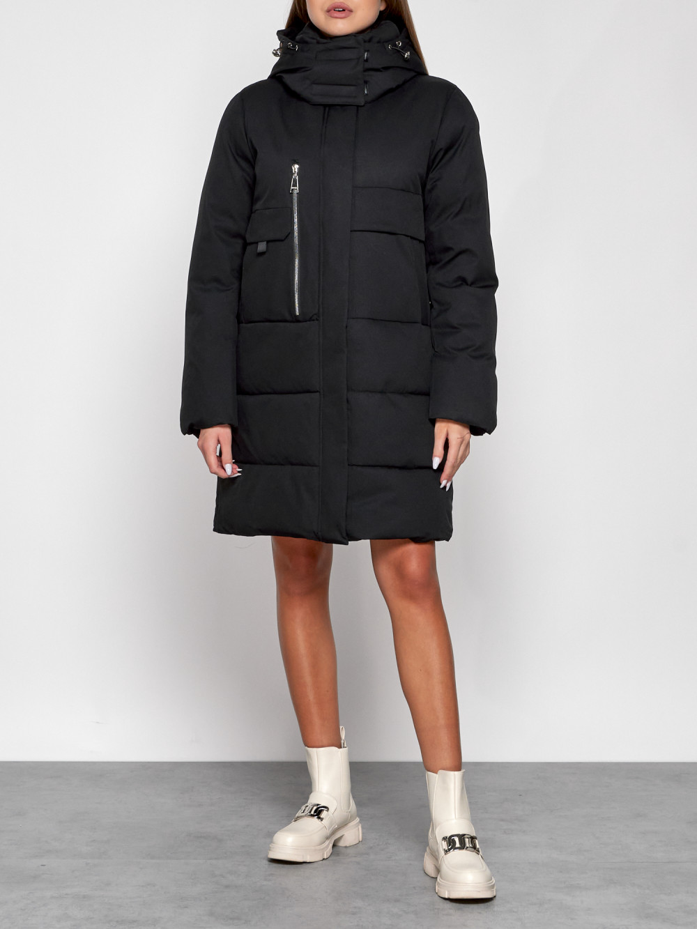 

Пальто женское NoBrand AD52426 черное XXL, Черный, AD52426