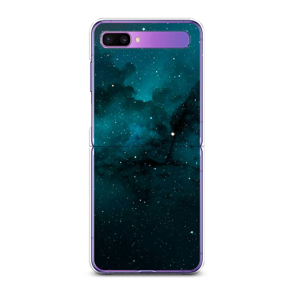 

Чехол на Samsung Galaxy Z Flip 1 "Синий космос", 2107150-2