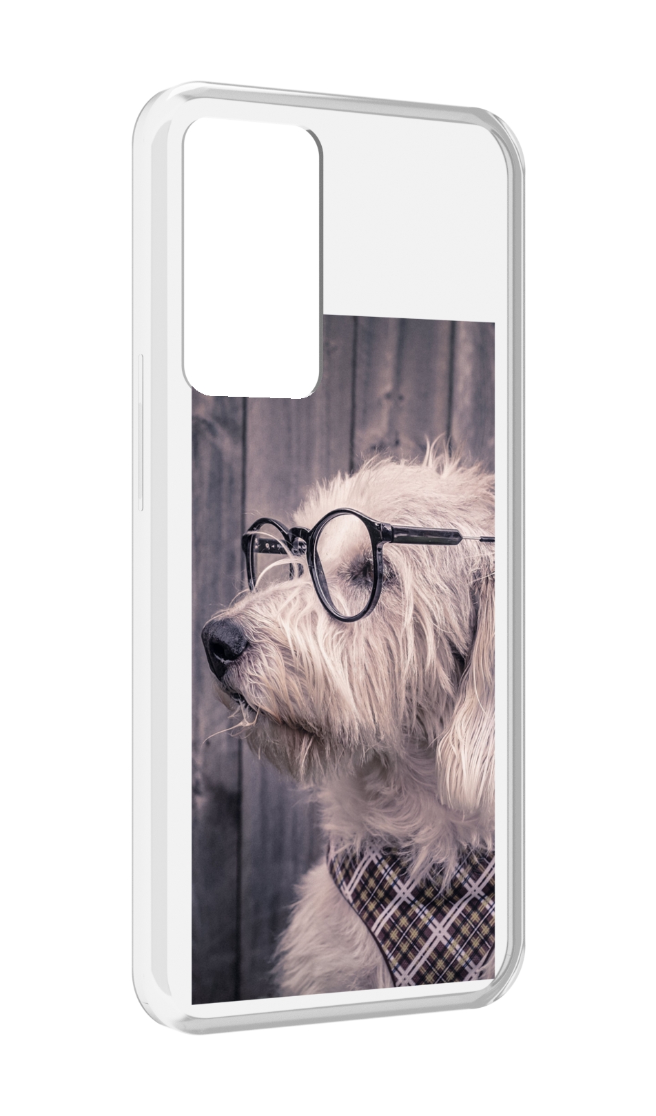 

Чехол MyPads Собака-в-очках для OPPO Reno 8 Lite, Прозрачный, Tocco