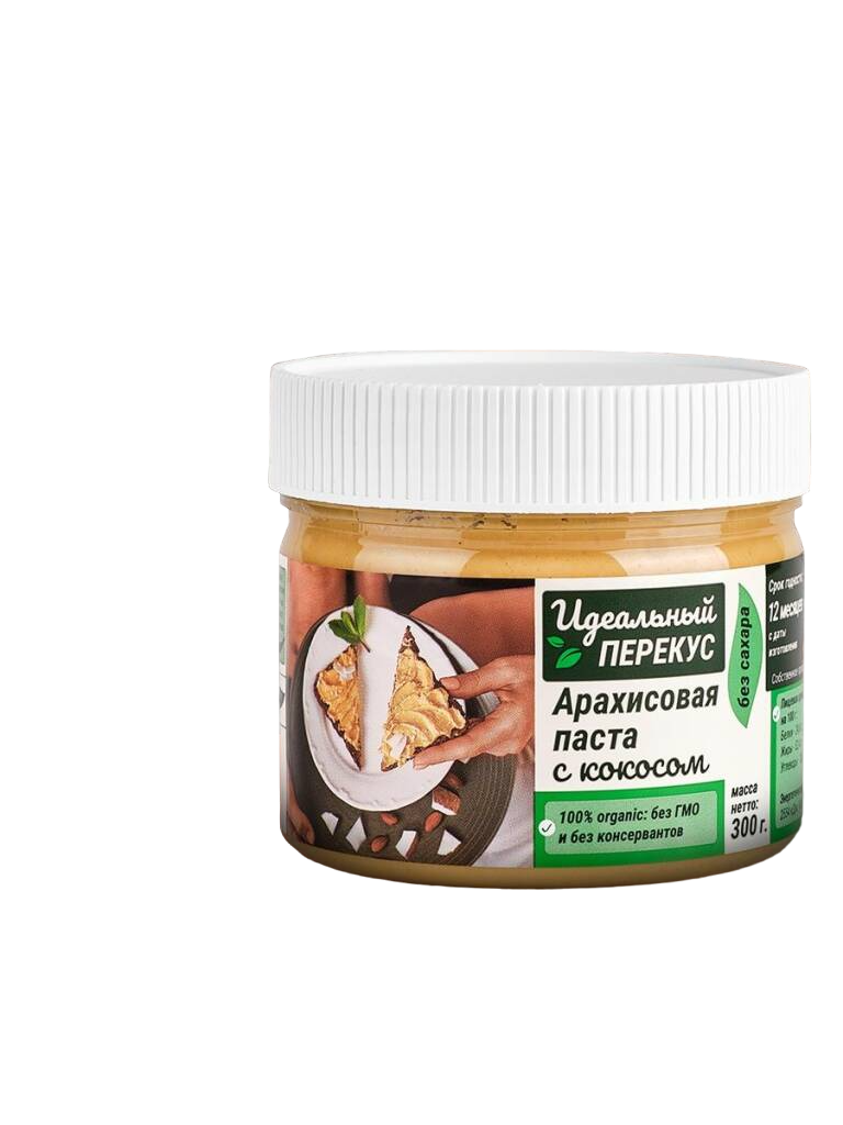 

Паста PerfectFood Идеальный перекус арахисовая со стевией 300 г