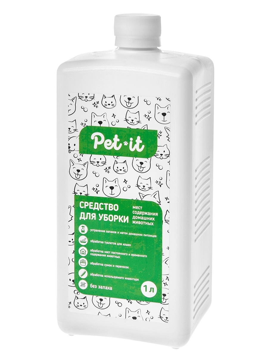 

Средство для уборки мест содержания домашних животных Pet-it, 1 л