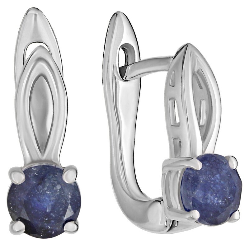 

Серьги из серебра с сапфиром LAZURIT-ONLINE 7712PD, 7712PD