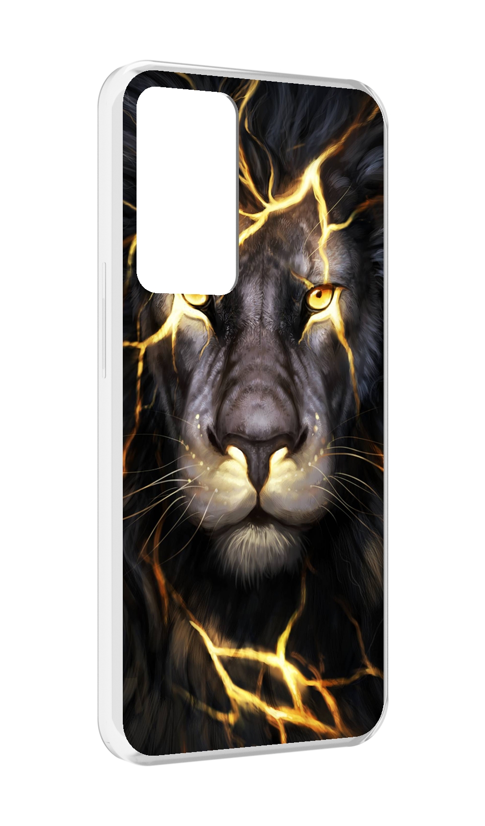

Чехол MyPads Светящийся-лев мужской для OPPO Reno 8 Lite, Прозрачный, Tocco