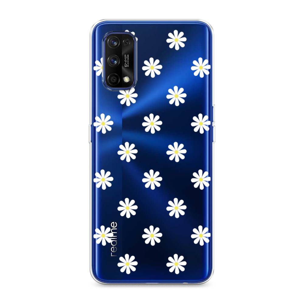 

Силиконовый чехол "Маленькие ромашки" на Realme 7 Pro, 254050-8