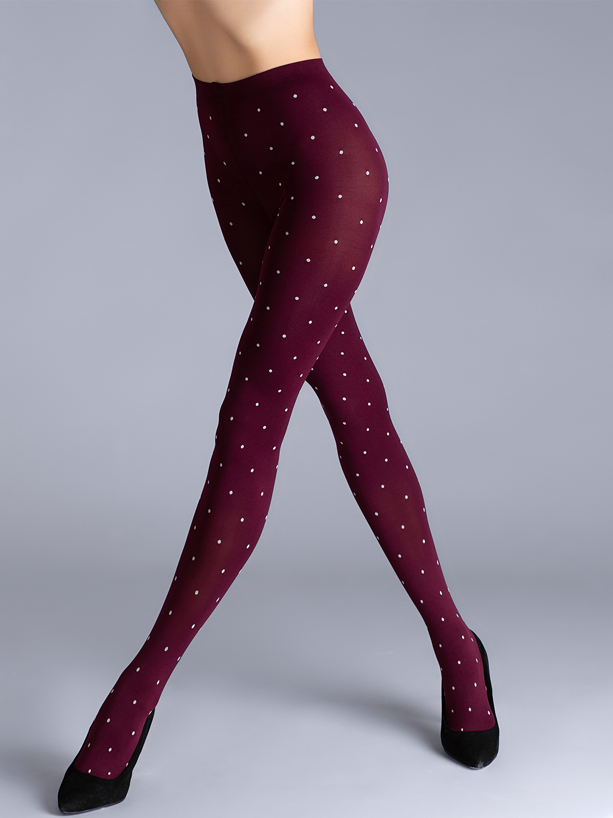 Колготки женские Minimi MICRO POIS 100 бордовые S
