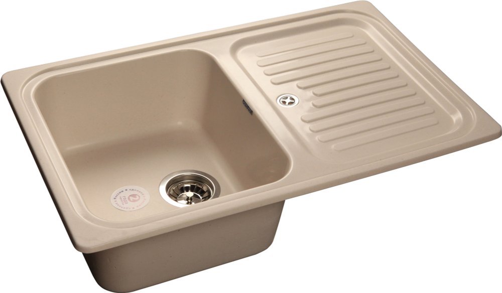 

Мойка кухонная GranFest Standart S-780 L бежевая, Standart GF-S-780 L