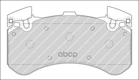 фото Колодки тормозные ferodo fdb4468
