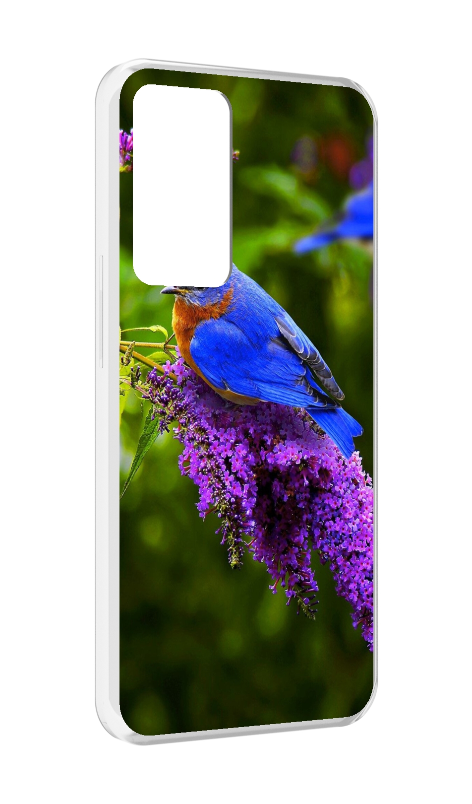 

Чехол MyPads Птица-сиреневая для OPPO Reno 8 Lite, Прозрачный, Tocco