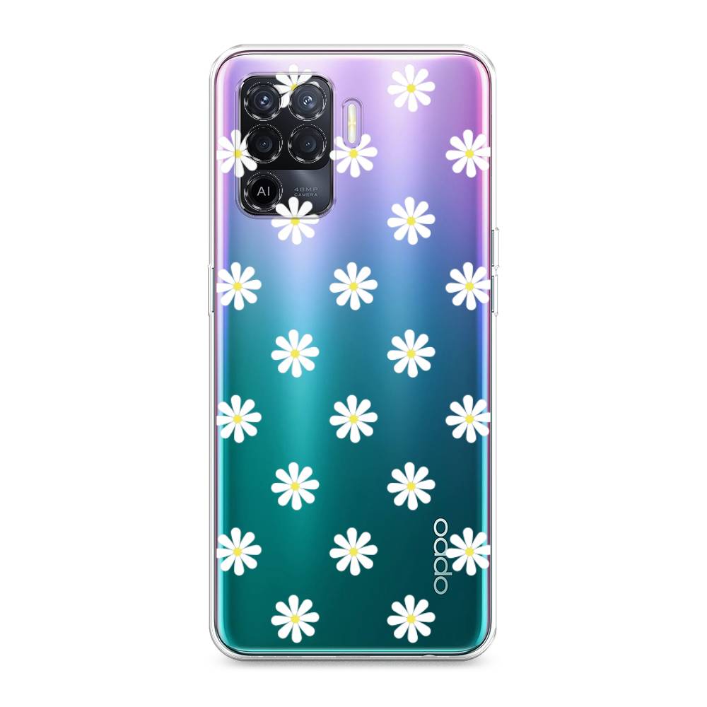 

Силиконовый чехол "Маленькие ромашки" на Oppo Reno 5 Lite, 255150-8