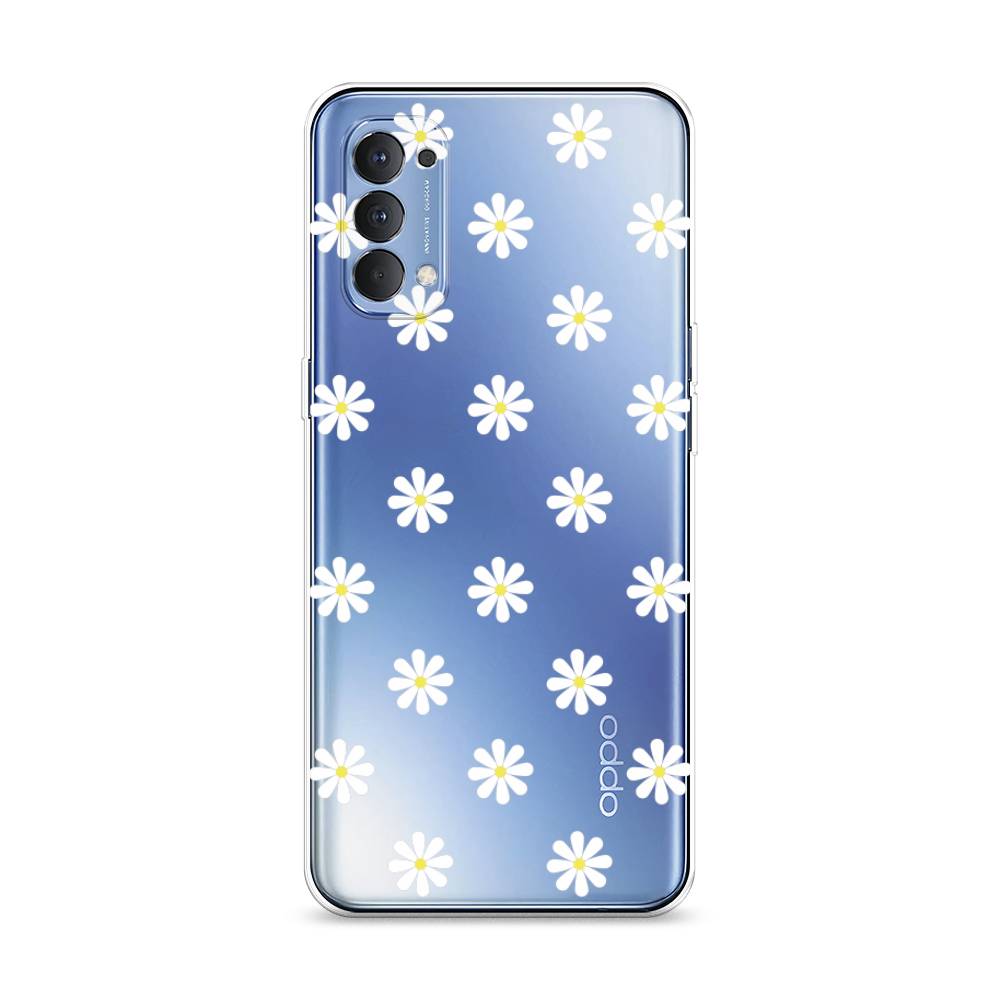 

Силиконовый чехол "Маленькие ромашки" на Oppo Reno 4 4G, 259450-8