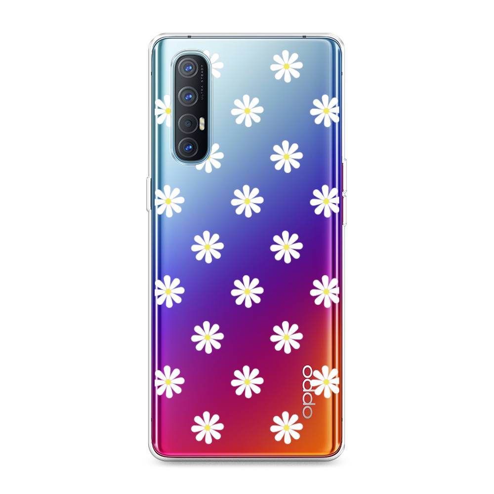 

Силиконовый чехол "Маленькие ромашки" на Oppo Reno 3 Pro, 252550-8