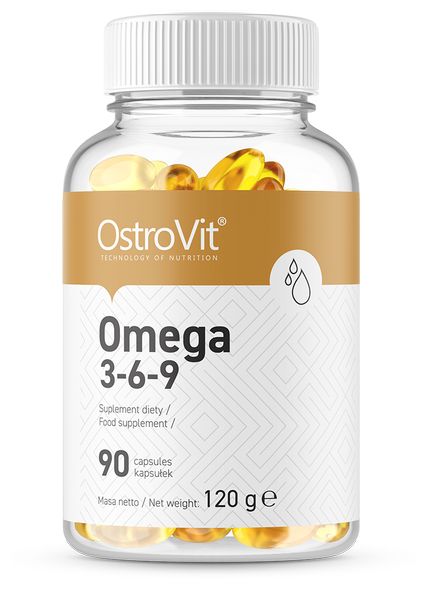 Рыбий жир омега3-6-9 OSTROVIT Omega 3-6-9 капсулы 90 шт.