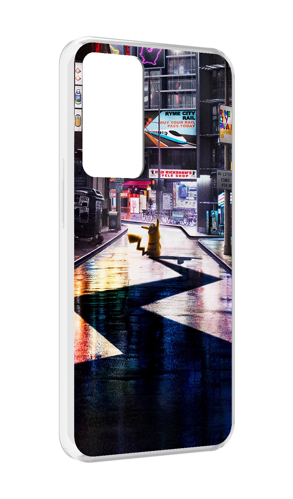 

Чехол MyPads Пикачу-в-городе для OPPO Reno 8 Lite, Прозрачный, Tocco