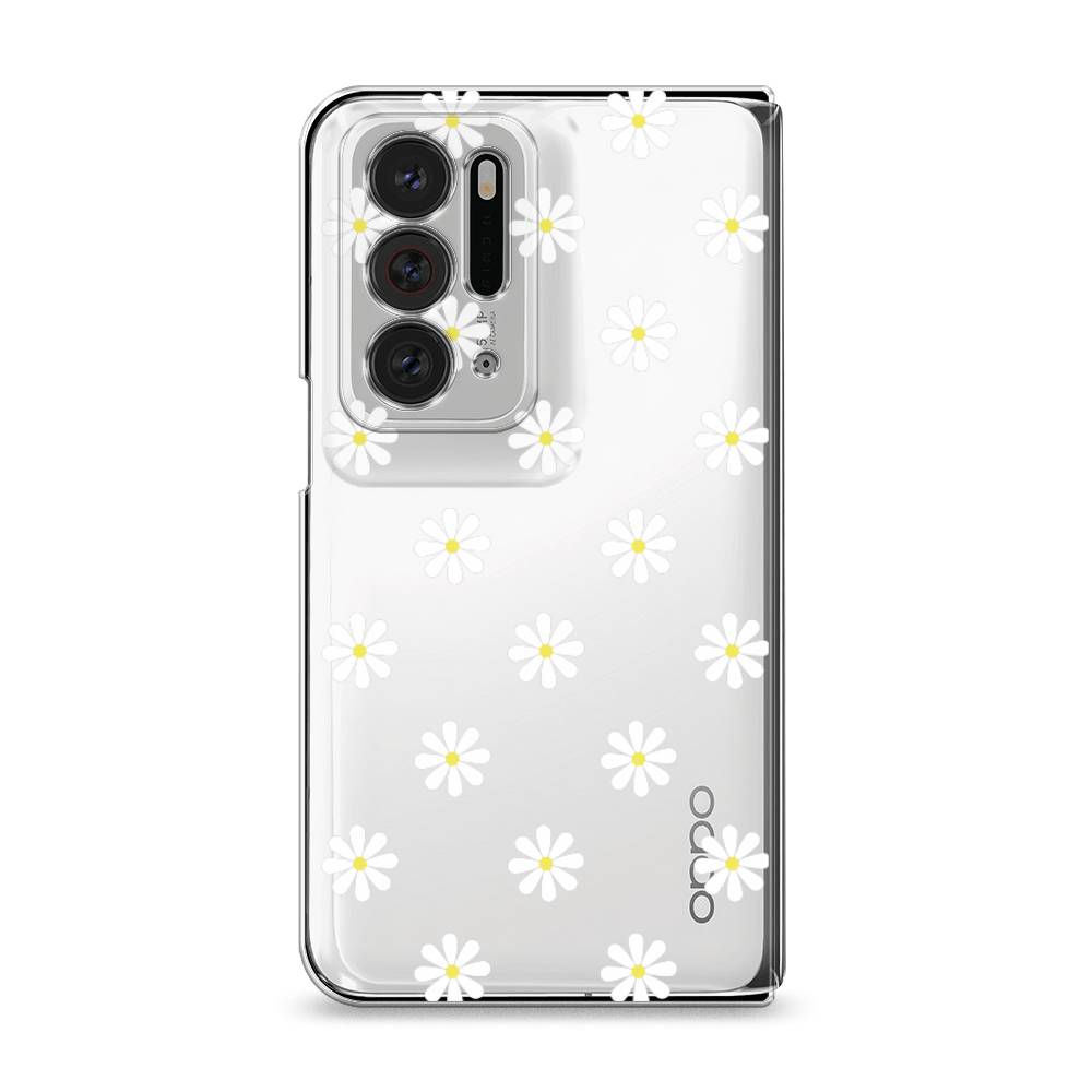 

Силиконовый чехол "Маленькие ромашки" на Oppo Find N, 259650-8