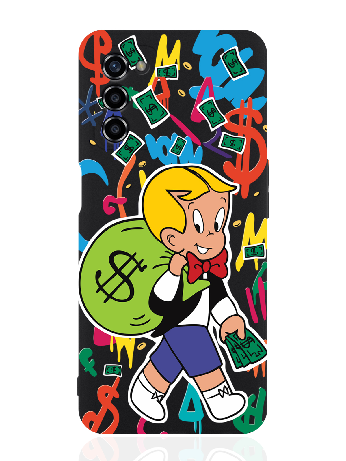

Чехол для Oppo A55 Monopoly Richie Rich, Разноцветный