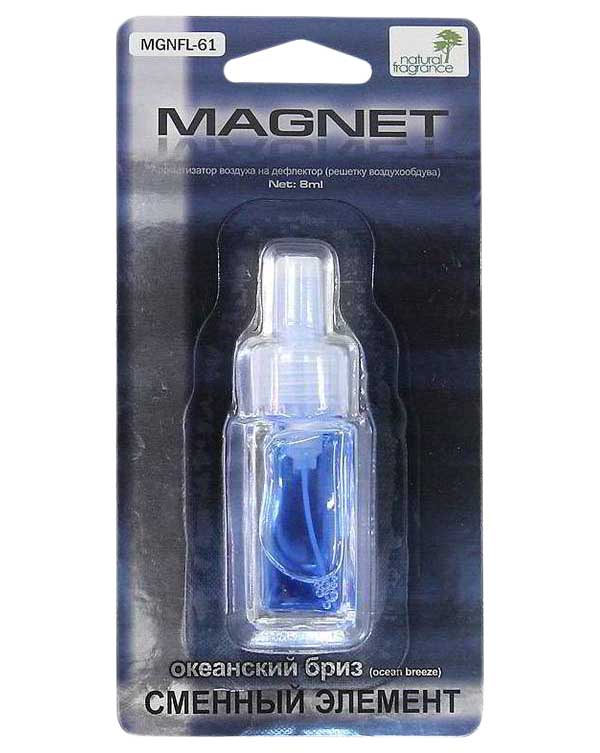 

Ароматизатор в машину FKVJP MGNFL-61 Magnet Океанский бриз, Прозрачный, MGNFL-61