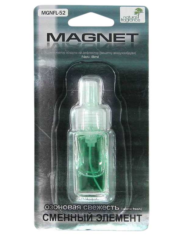 

Ароматизатор в машину FKVJP MGNFL-52 Magnet Озоновая свежесть, Прозрачный, MGNFL-52