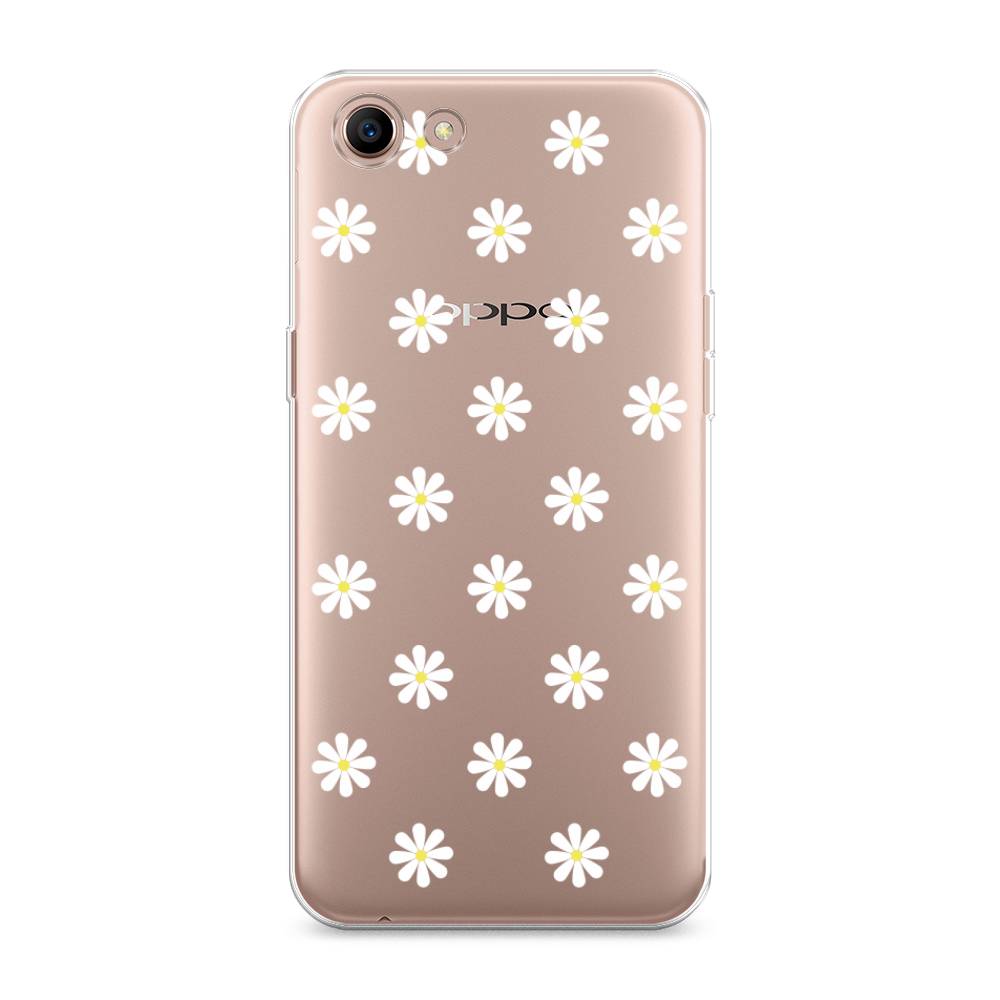 

Силиконовый чехол "Маленькие ромашки" на Oppo A83, 250150-8
