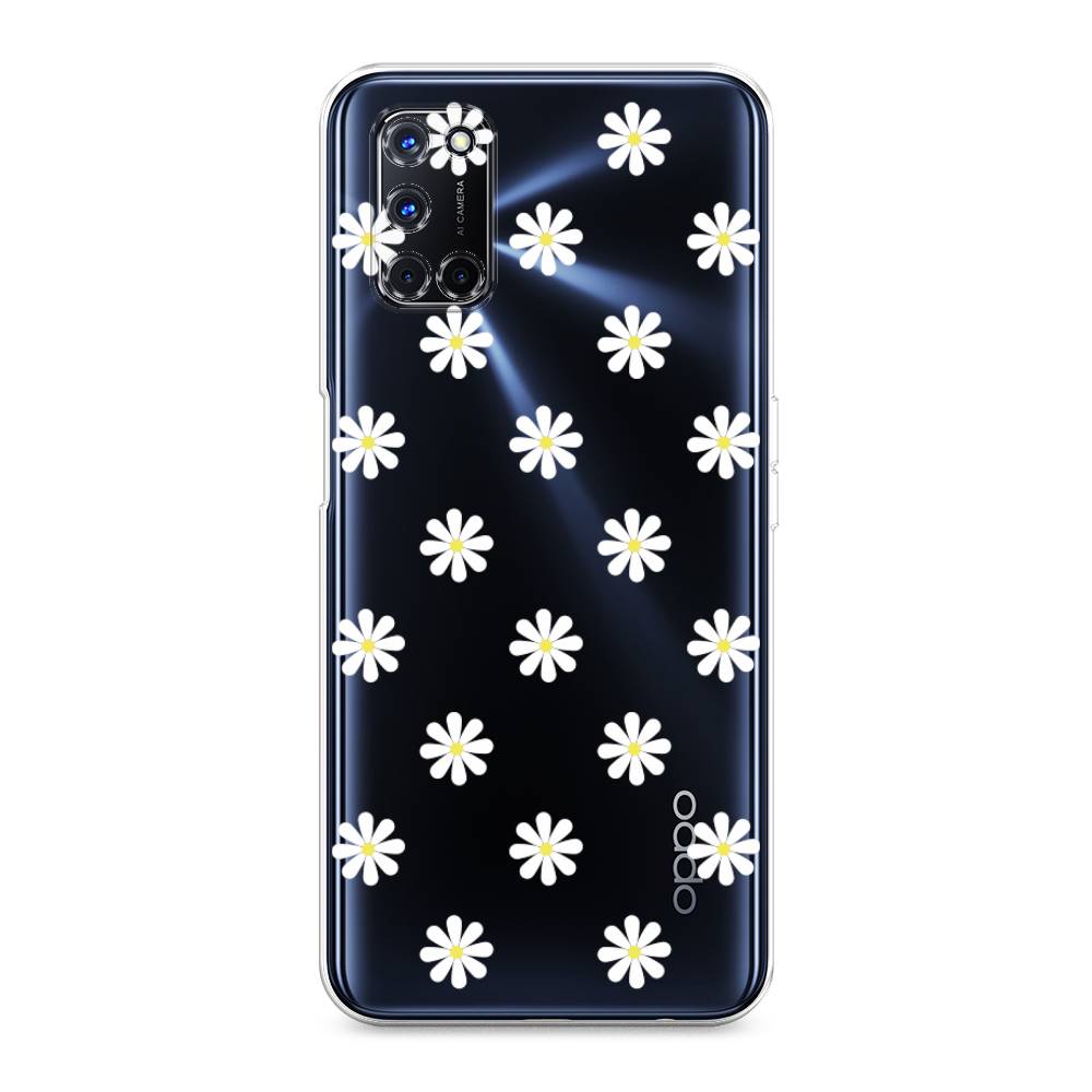 

Силиконовый чехол "Маленькие ромашки" на Oppo A72, 253250-8