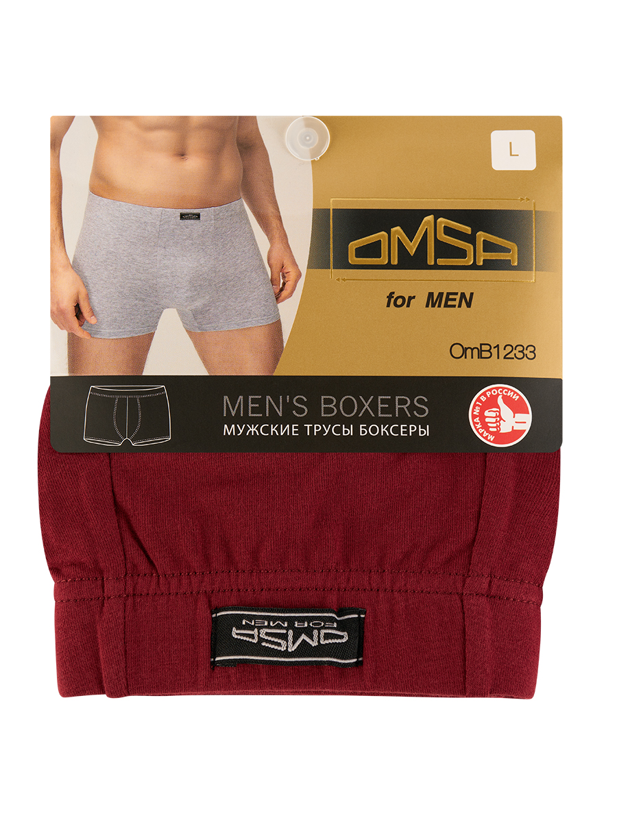 

Трусы мужские Omsa for men OmB 1233 бордовые M, Бордовый, OmB 1233