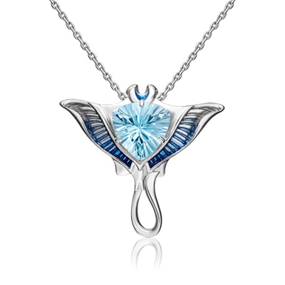 

Подвеска из серебра с топазом/эмалью PLATINA jewelry 03-3258-00-201-0200-69, 03-3258-00-201-0200-69