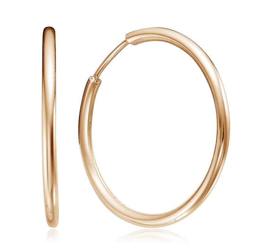 

Серьги конго из серебра Media d`oro 03-2-1784, 03-2-1784