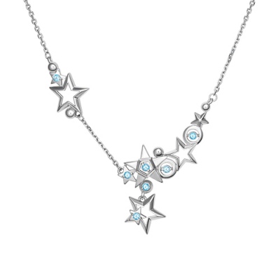 

Колье из серебра с топазом 50 см PLATINA jewelry 07-0243-00-201-0200-68, 07-0243-00-201-0200-68