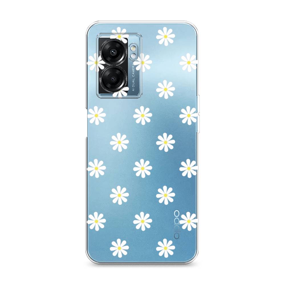 

Силиконовый чехол "Маленькие ромашки" на Oppo A57 5G, 2510250-8