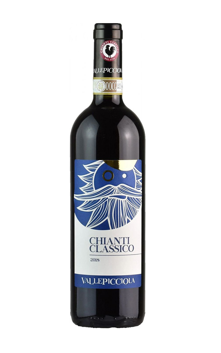 

Вино сухое красное Vallepicciola Chianti Classico 2018, Италия, 0.75 л