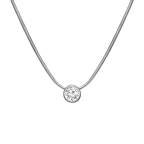 

Колье из белого золота с бриллиантом 40 см PLATINA jewelry 07-0006-00-101-1120-30, 07-0006-00-101-1120-30