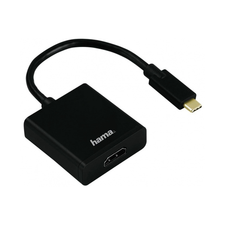 фото Адаптер hama usb type-c-hdmi, m-f 0,1м black (h-135726)