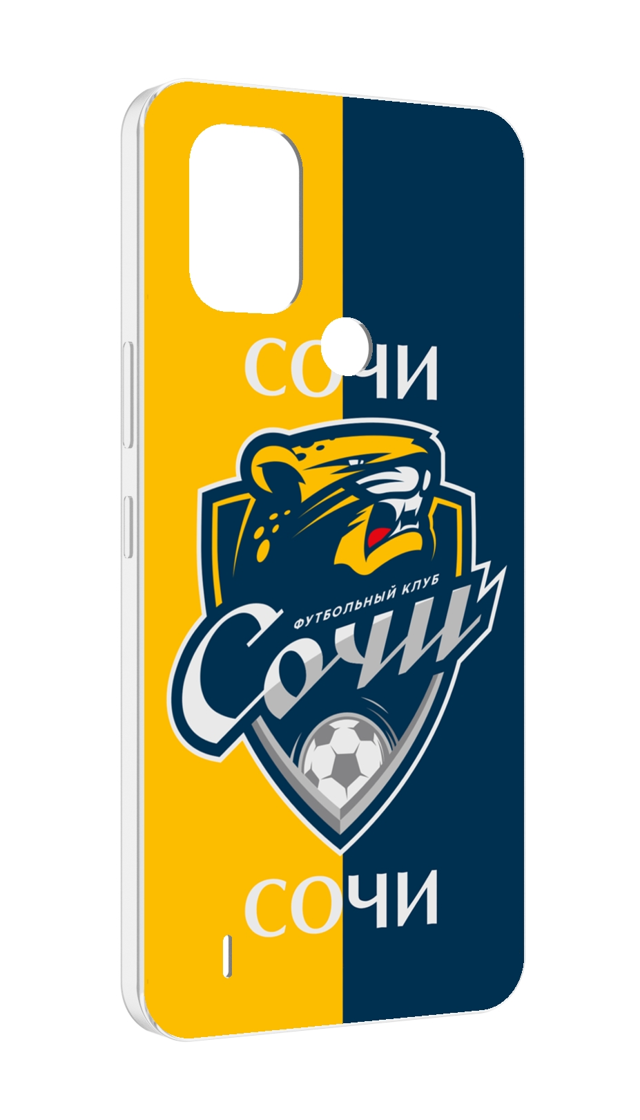 

Чехол MyPads фк сочи для Nokia C31, Прозрачный, Tocco
