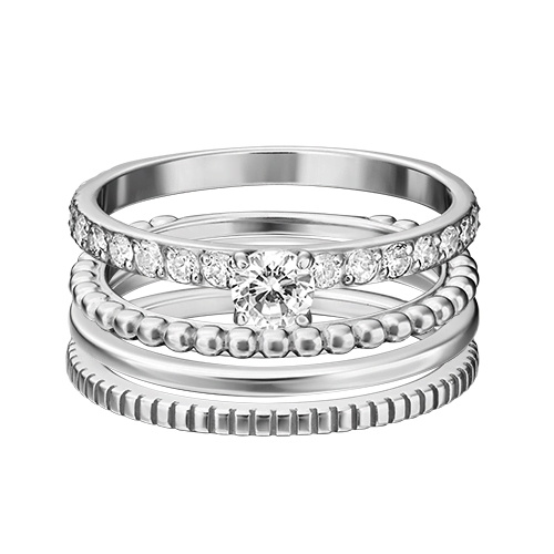 

Кольцо из серебра с фианитом р. 18 PLATINA jewelry 13-0012-00-401-0200-69, 13-0012-00-401-0200-69