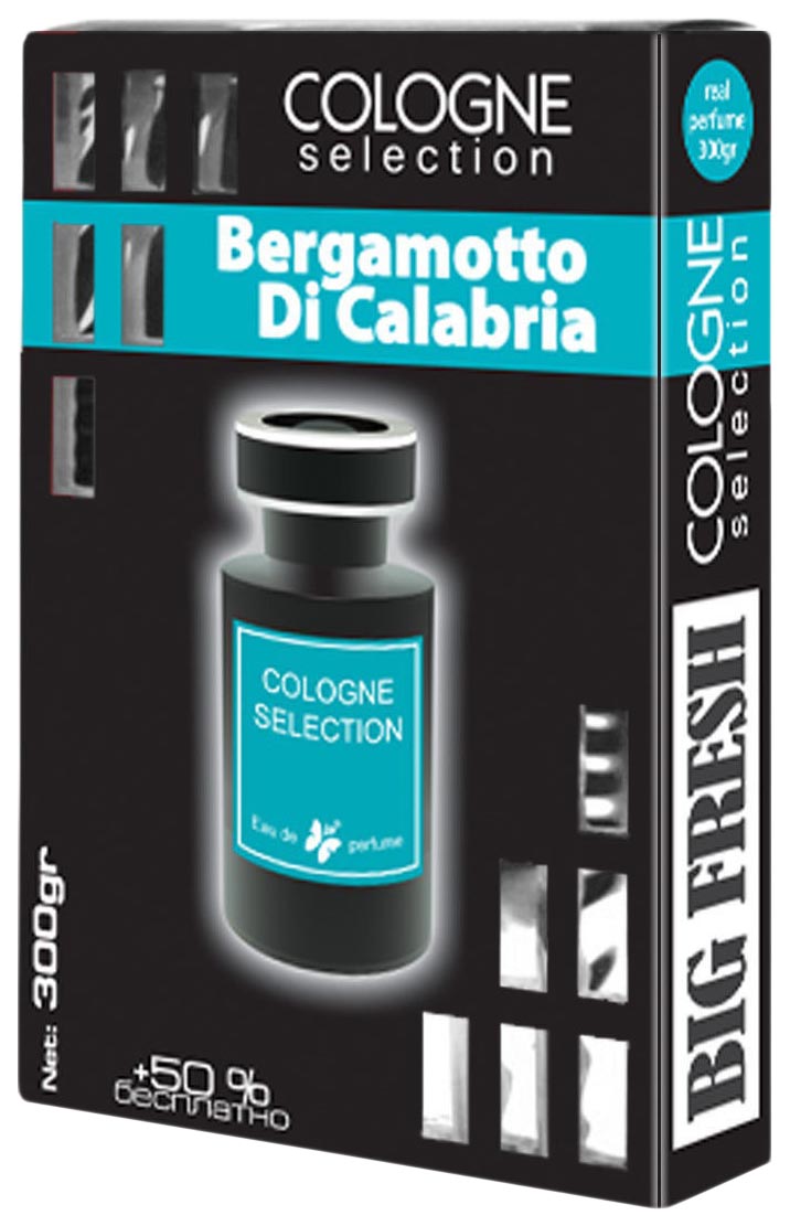 фото Ароматизатор воздуха автомобильный fkvjp bxcol-163 big fresh cologne selection bergamotto