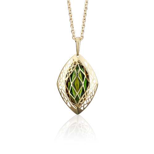 

Подвеска из желтого золота с эмалью PLATINA jewelry 03-2614-02-000-1130-48, 03-2614-02-000-1130-48