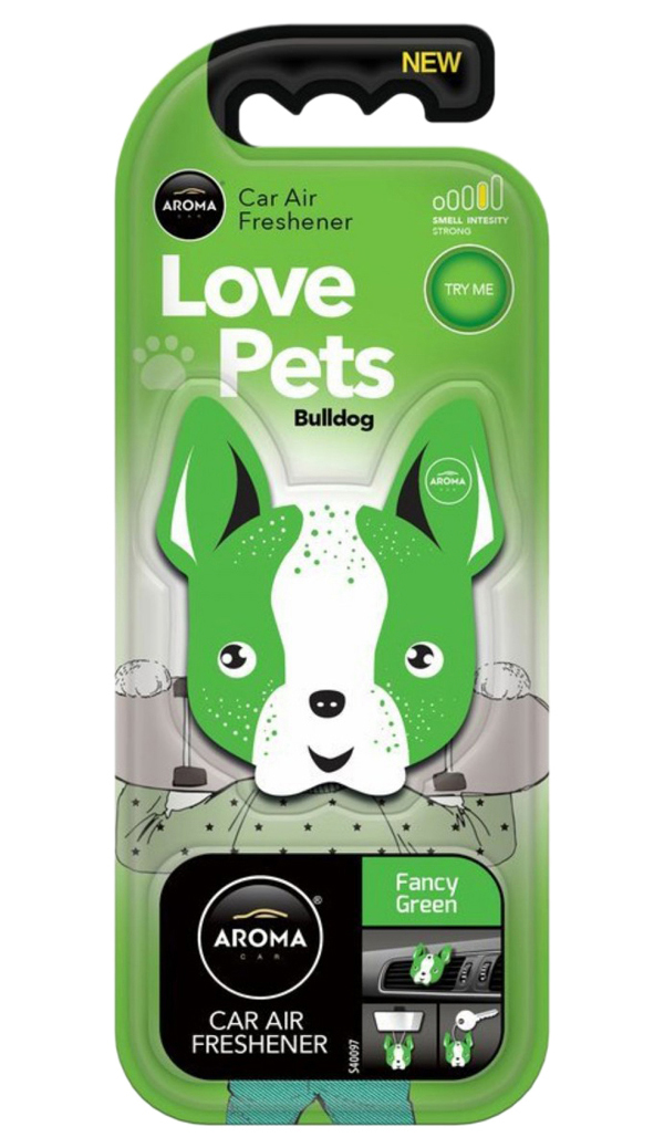

Ароматизатор воздуха автомобильный Aroma 92566 Dog-Fancy Green., Зеленый