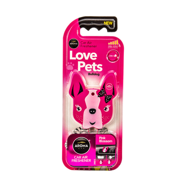 

Ароматизатор воздуха автомобильный Aroma 92563 Dog-Pink Blossom., Розовый