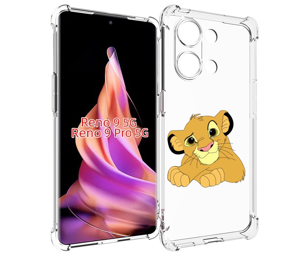 

Чехол MyPads симба-красивый для Oppo Reno 9/Reno 9 Pro, Прозрачный, Tocco