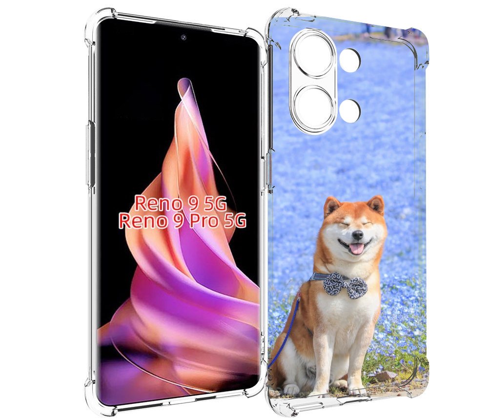 

Чехол MyPads сиба шиба ину 2 для Oppo Reno 9/Reno 9 Pro, Прозрачный, Tocco