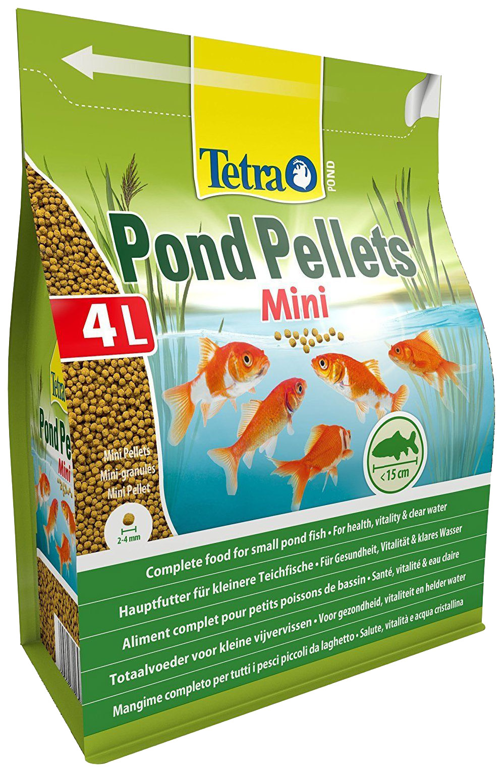 фото Tetra floating pellets s корм для прудовых рыб в шариках 4 л