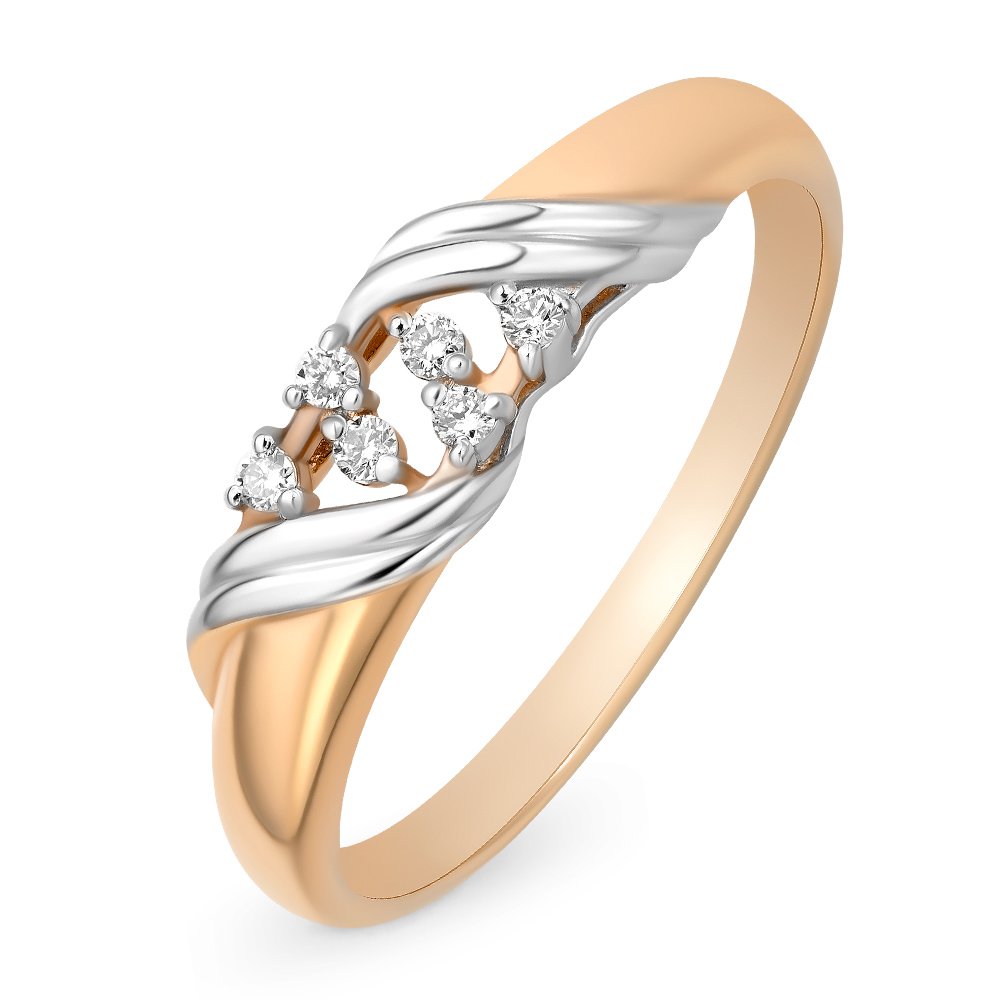 

Кольцо женское из красного золота с сапфиром, бриллиантом 585Gold 101010079, р, 101010079